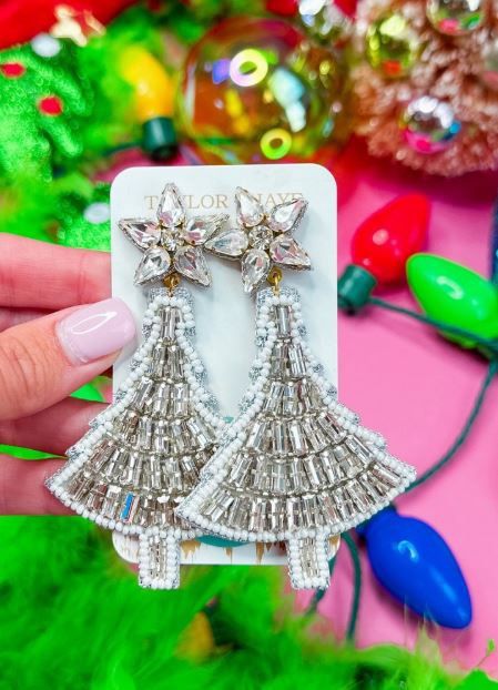 Beaded Crystal Christmas Tree