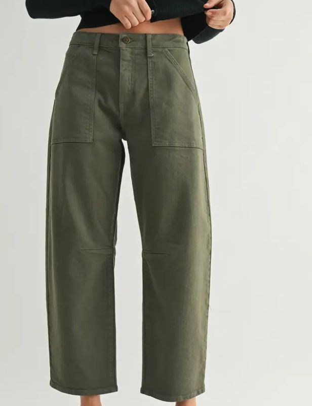 Dark Olive - Utility Seamed Barrel
