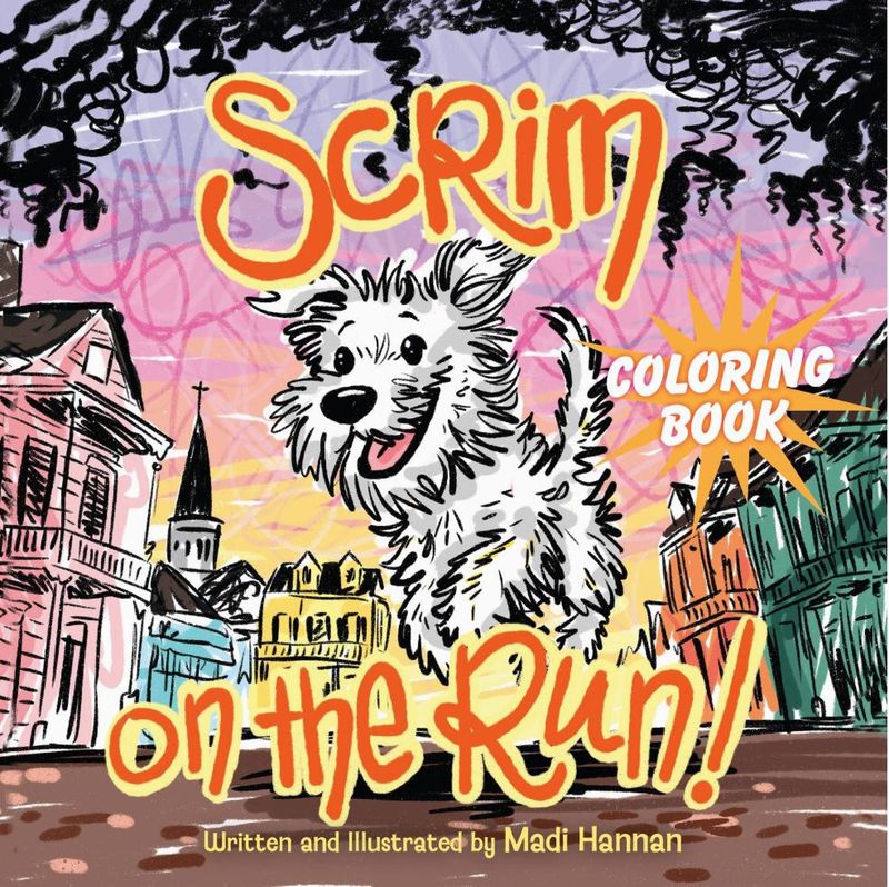 Scrim on the Run! Coloring Book