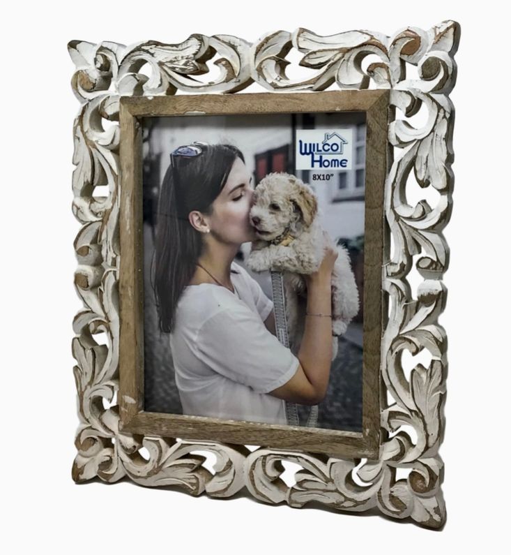 Barcelona Hand-Carved Easel Photo Frame (8x10)