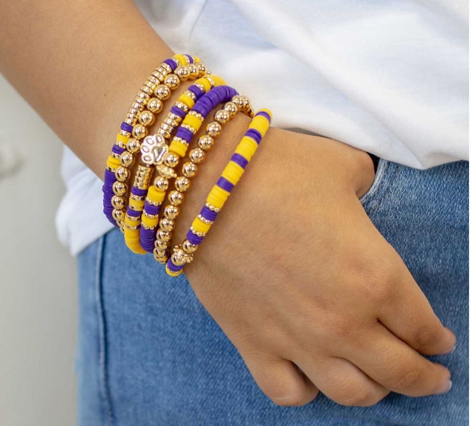 Paw Print Bead Bracelet