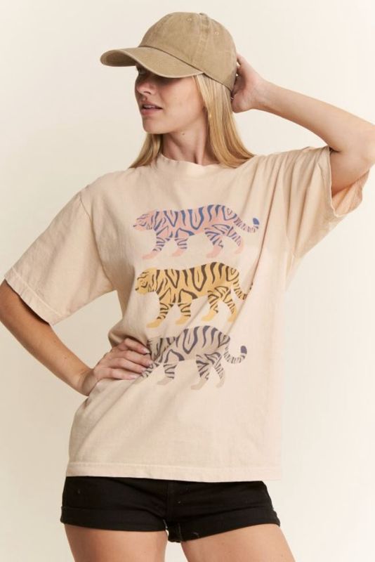 Three Tigers Graphic Tee