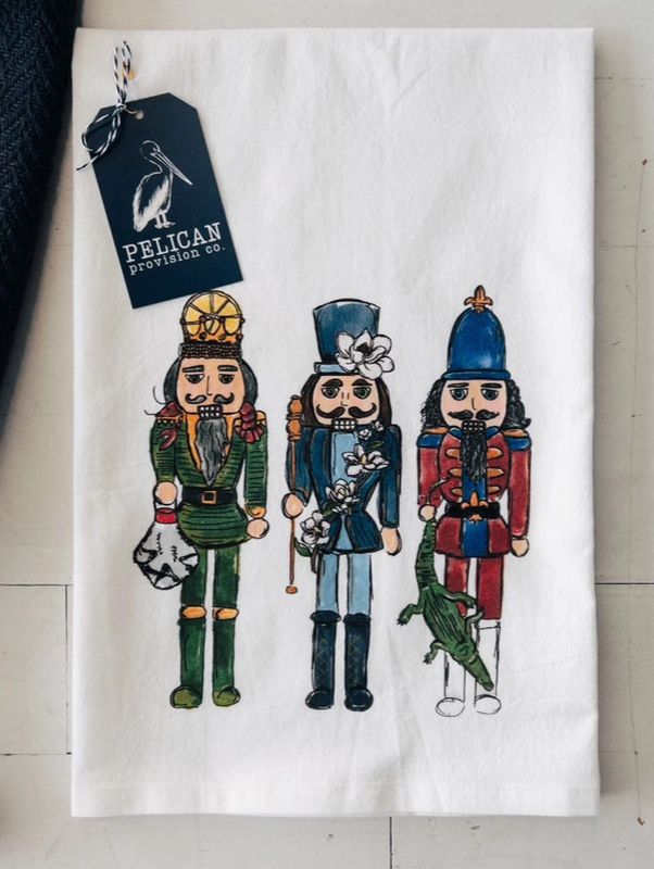 Cajun Nutcracker Trio Kitchen Towel