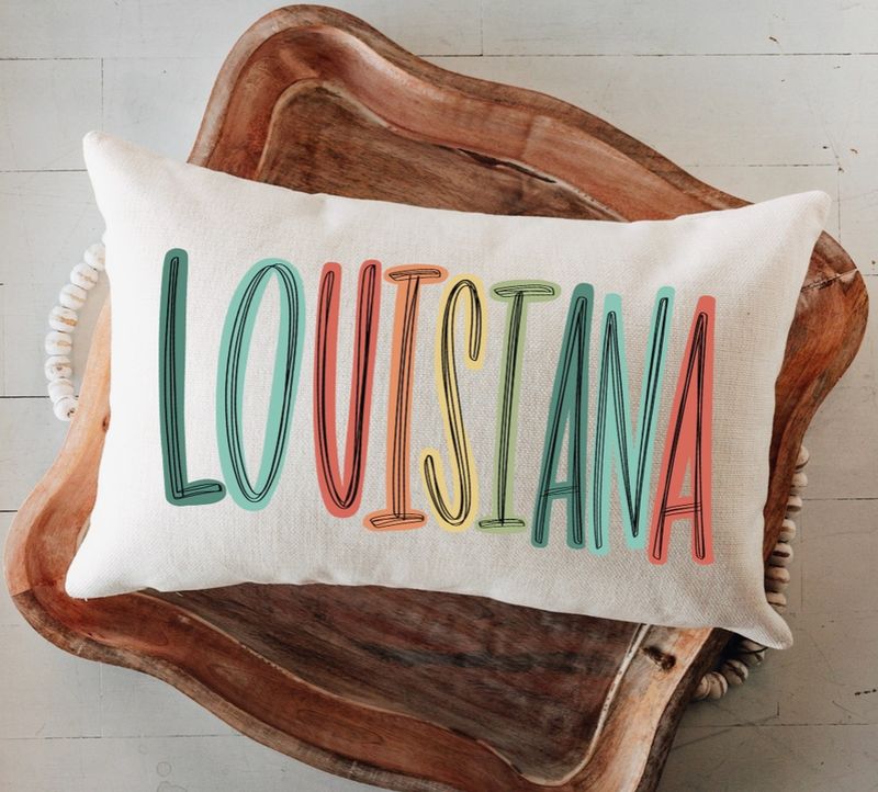 Lively Louisiana Lumbar Pillow