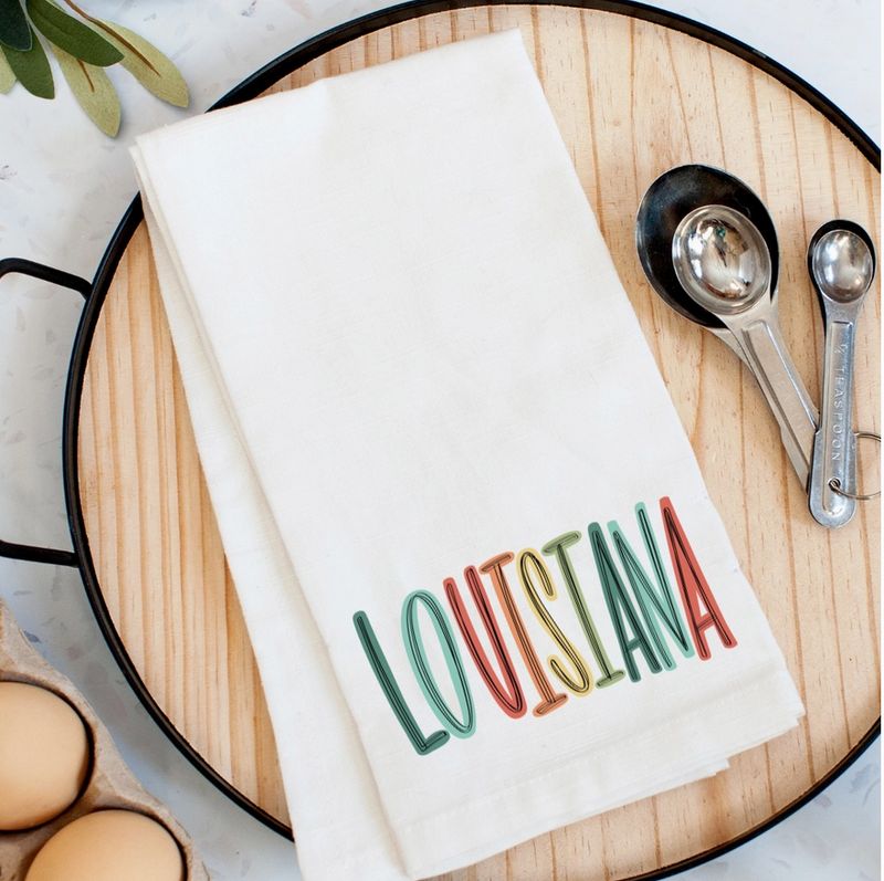Lively Louisiana Kitchen Towel
