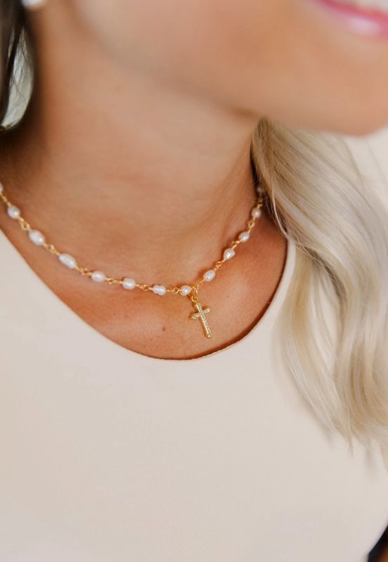 Jacee Cross Necklace