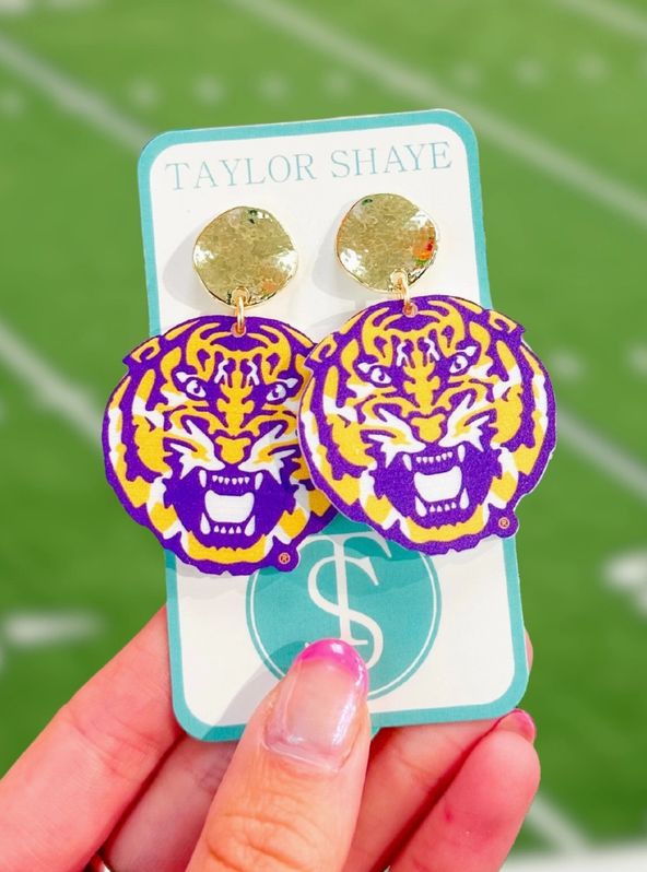 Lsu Roaring Tiger Head Drops