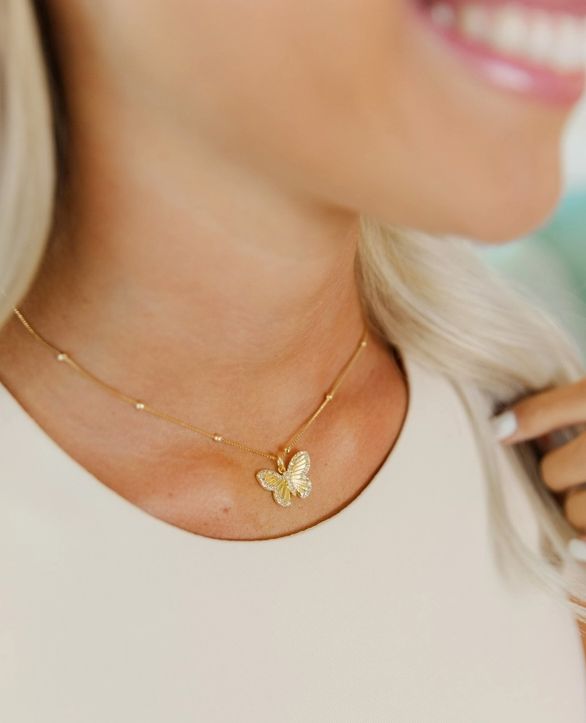 Laura Butterfly Necklace