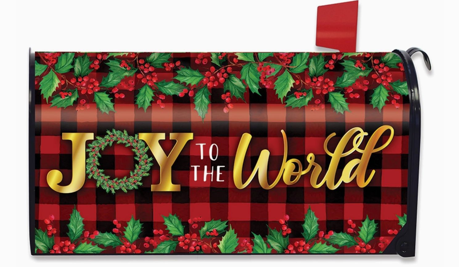 Joy To the World Mailbox Cover