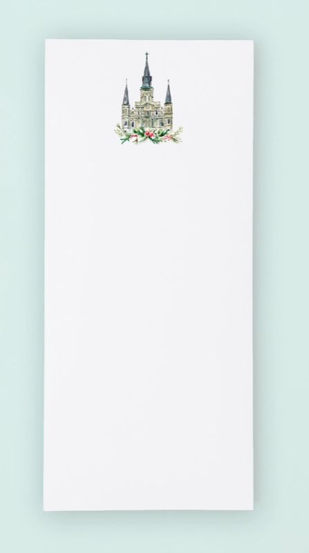 Cathedral Nola Christmas Tall Notepad