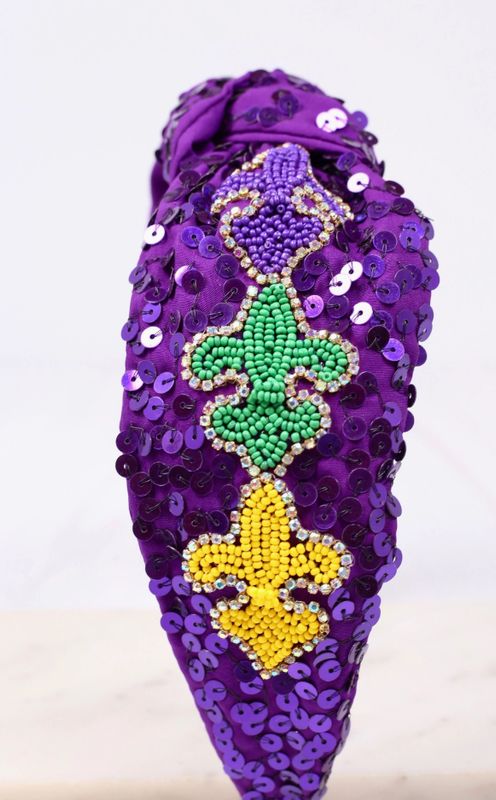 Life of the Mardi Sequin Headband