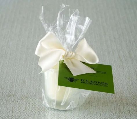 Gardenia - White Frosted Glass Votive
