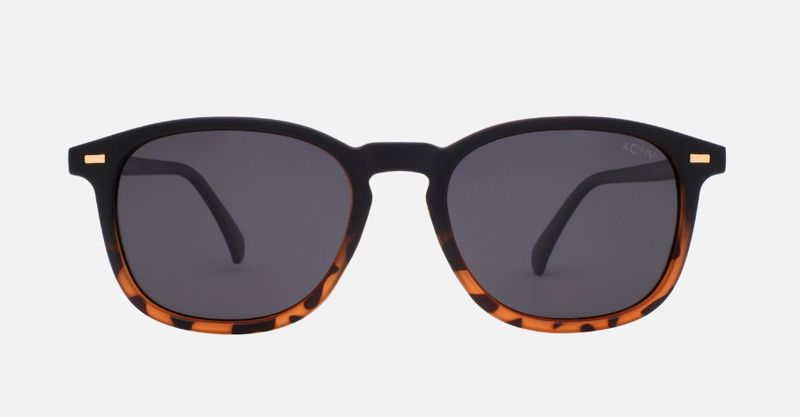 Bean Matte Fade Polarized Unisex Round Classic Sunglasses