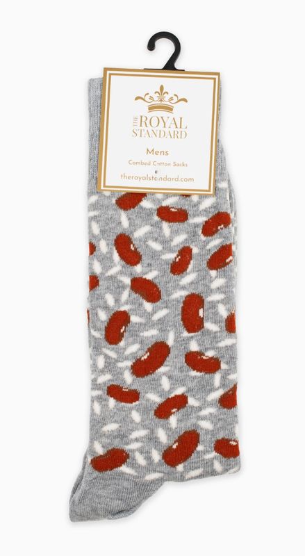 Men's Red Beans &amp; Rice Socks