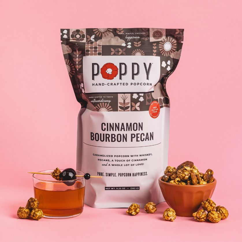 Cinnamon Bourbon Pecan Popcorn