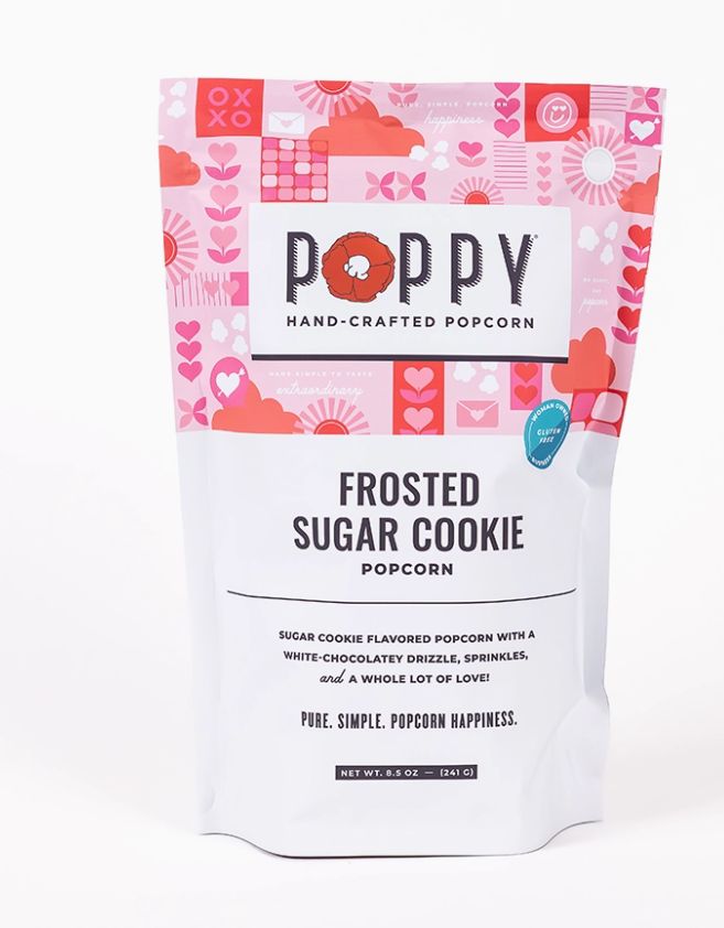 Frosted Sugar Cookie Popcorn