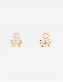 Tilly Gold Pearl Earrings