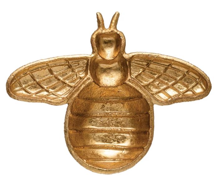 Decorative Cast Iron Bee Shaped Dish
