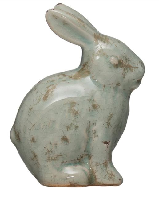 Distressed Terracotta Rabbit
