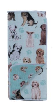Dog and Paw Prints Eco Drying Mat