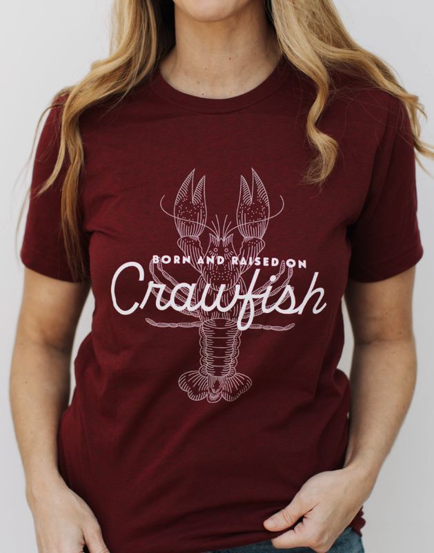 Born and Raised | Crawfish T-Shirt
