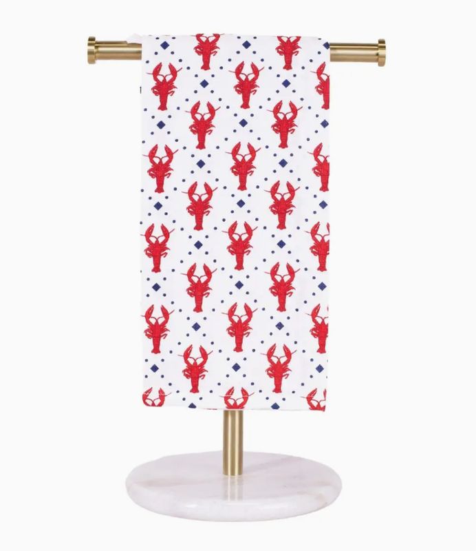 Crawdad Craze Hand Towel