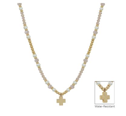 Bart Pink Pearl Necklace