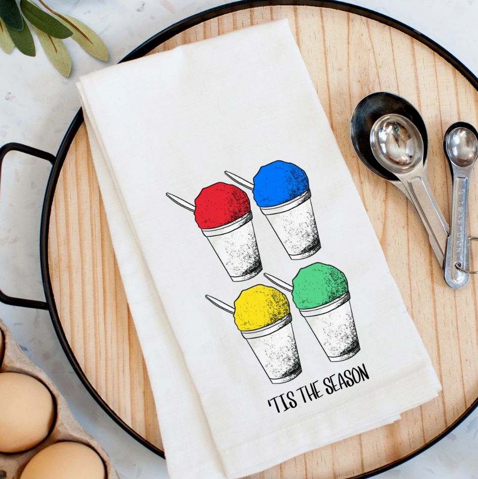 Snowball Season Kitchen Towel