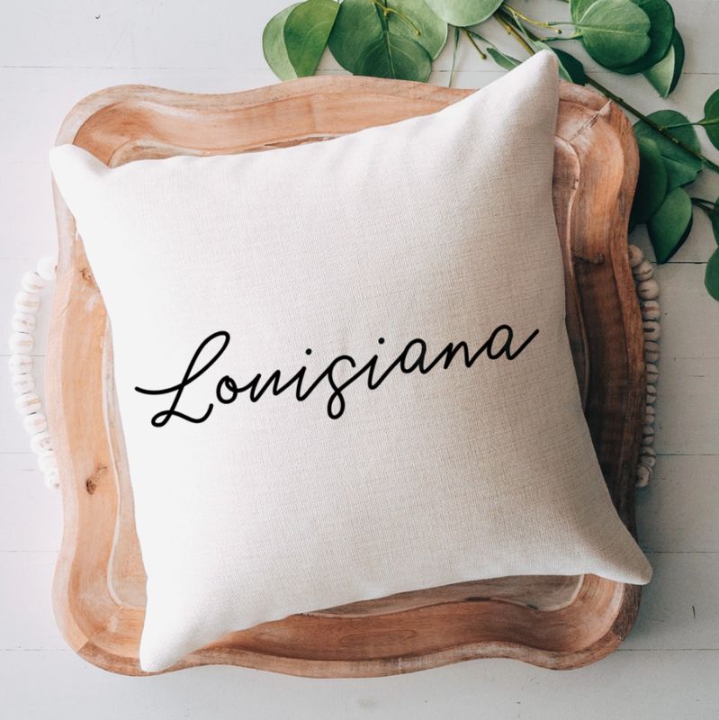 Script Louisiana Pillow