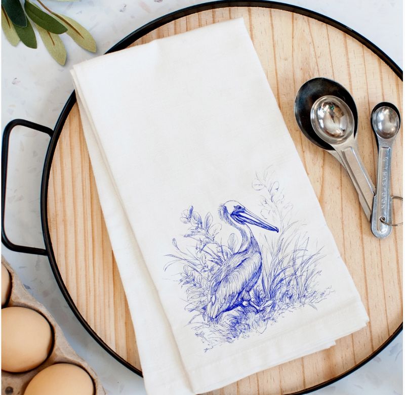 Marsh Pelican Kitchen Towel