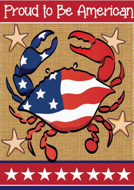 Proud To Be American Garden Flag