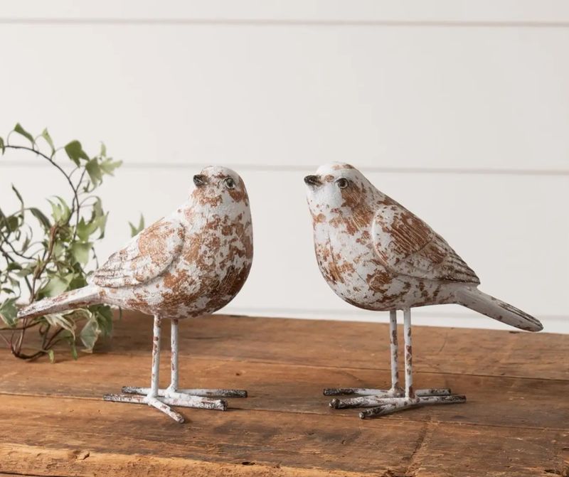 Weathered White Birds