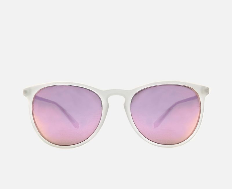 Hale Opal Polarized Round Fashion Sunglasses