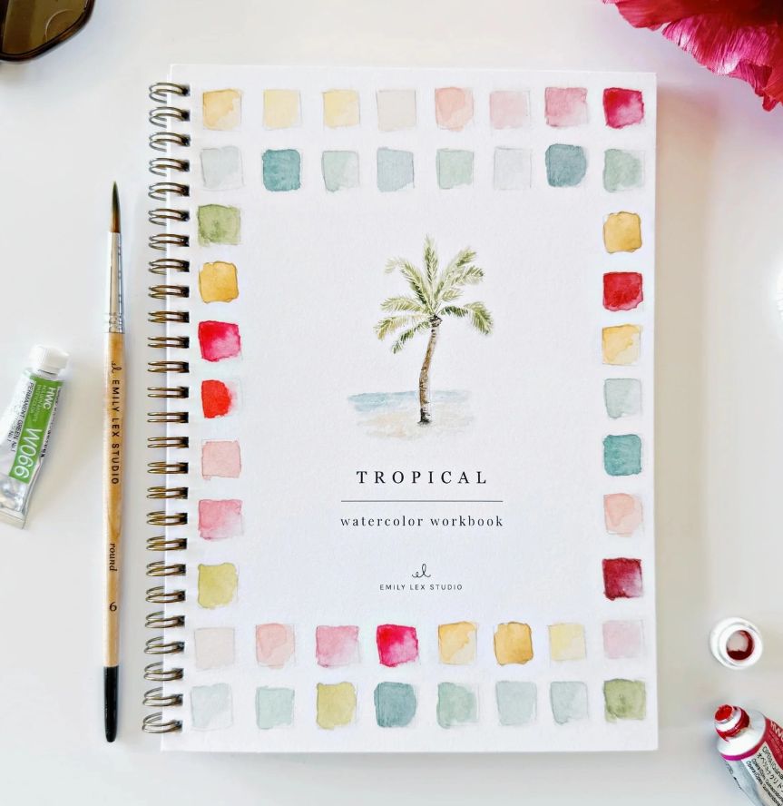 Tropical Watercolor Workbook