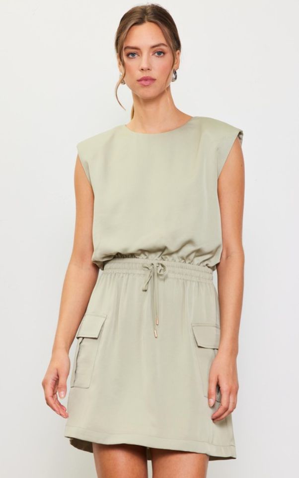 Muscle Utility Mini Dress