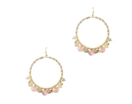 Olive Pink Multi Earrings