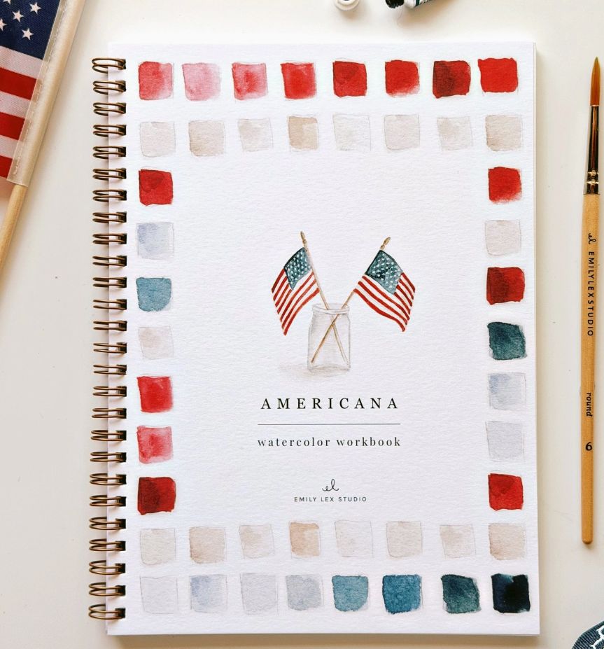 Americana Watercolor Workbook