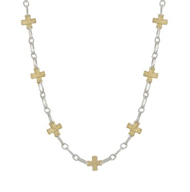 Dali Gold Silver Necklace