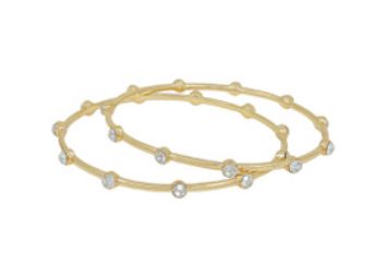 Kelse Gold Clear Bracelet