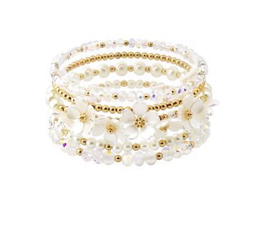 Gabi White Bracelet