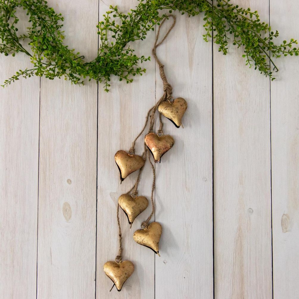 Cluster Of Heart Shaped Bells