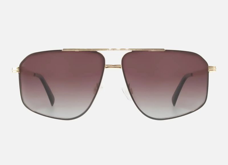 Sol Amber Fade Polarized Fashion Navigator Sunglasses