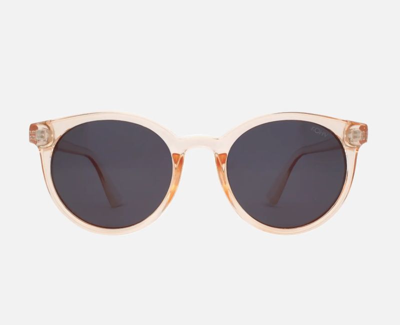 Heron Blush Polarized Round Fashion Sunglasses