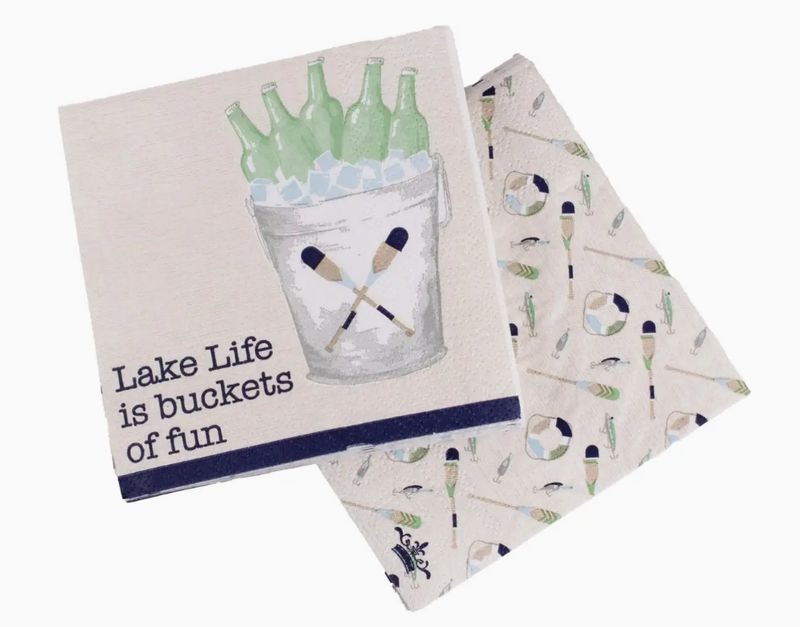 Buckets of Fun Cocktail Napkins