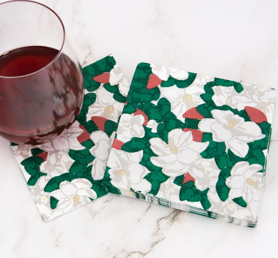 Magnolia Cocktail Napkins