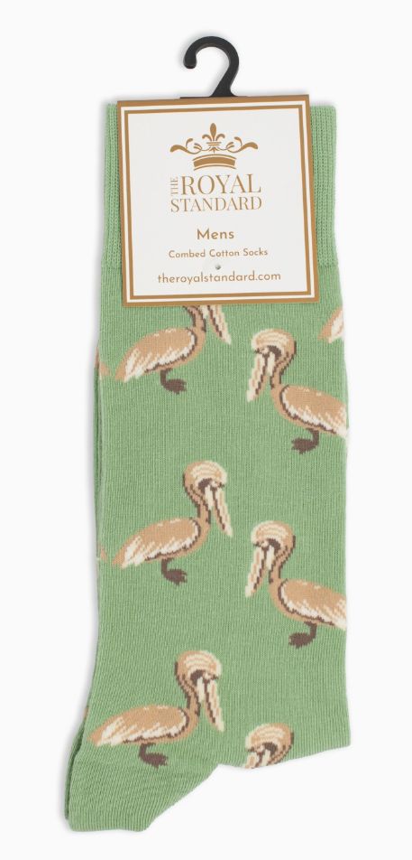 Men's Brown Pelican Socks