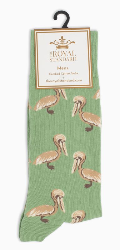 Men's Brown Pelican Socks