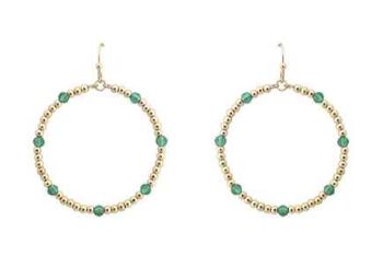 Zeva Emerald Earrings