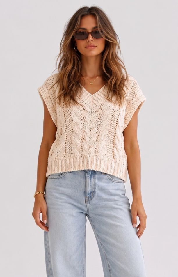 Knit Women's Sweater Vest