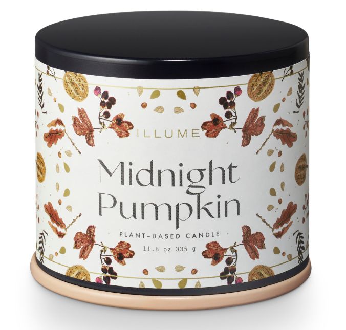 Midnight Pumpkin Vanity Tin Candle